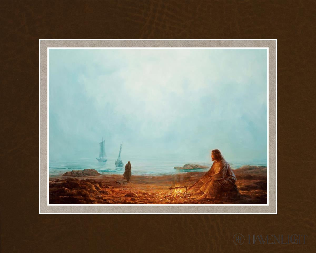 By The Shore By Yongsung Kim - Coastal Wall Art Print for Beach House Decor, Ocean Themed Living Room & Bedroom