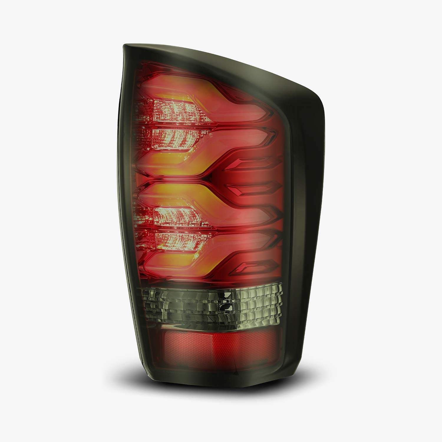 Alpharex PRO-Series LED Tail Lights for 2016-2023 Toyota Tacoma - Red Smoke Lens - Enhanced Visibility & Style - Perfect for Off-Roading & Night Driving