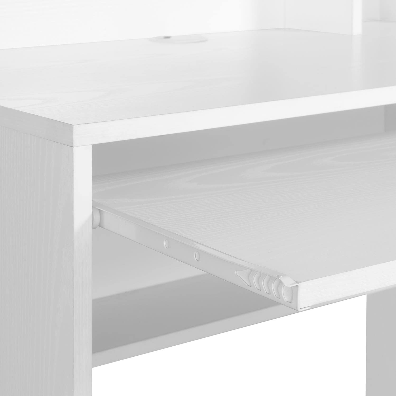 Convenience Concepts Designs2Go White Student Desk with Magnetic Bulletin Board & Shelves - Perfect for Small Spaces, Dorm Rooms & Home Office Study Areas