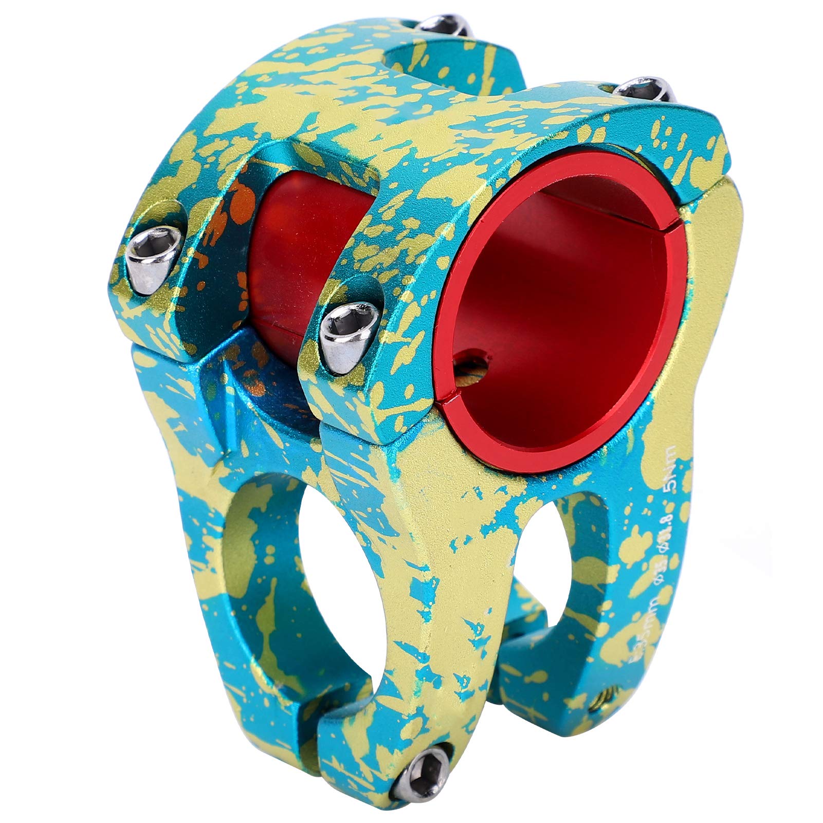 Vbestlife 31.8/35x35mm Aluminum Alloy Bike Stem - Lightweight Short Mountain Bicycle Handlebar Stem for MTB, Road & Fixed Gear Bikes | Perfect for Commuting, Trail Riding & Urban Cycling Accessories