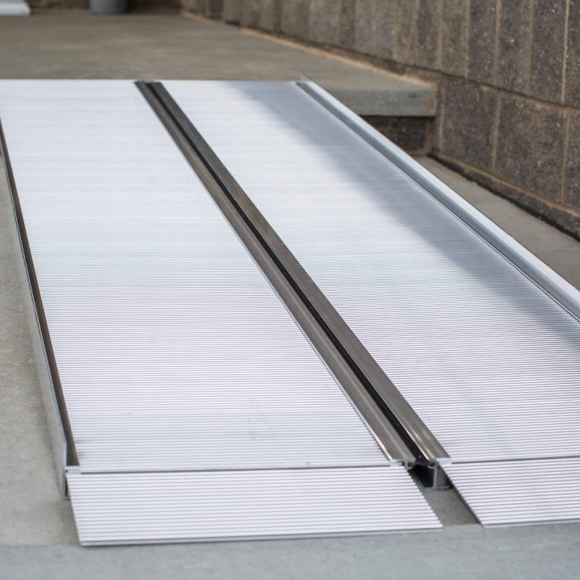 EZ-ACCESS 3ft x 30in Portable Singlefold Wheelchair Ramp with Ergonomic Handles & Anti-Slip Tread | Lightweight Aluminum Mobility Ramp for Home Entry, Vehicles & Threshold Access