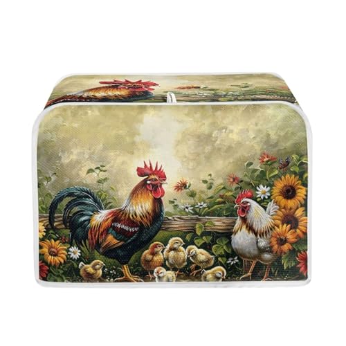 Rooster Hen Sunflower