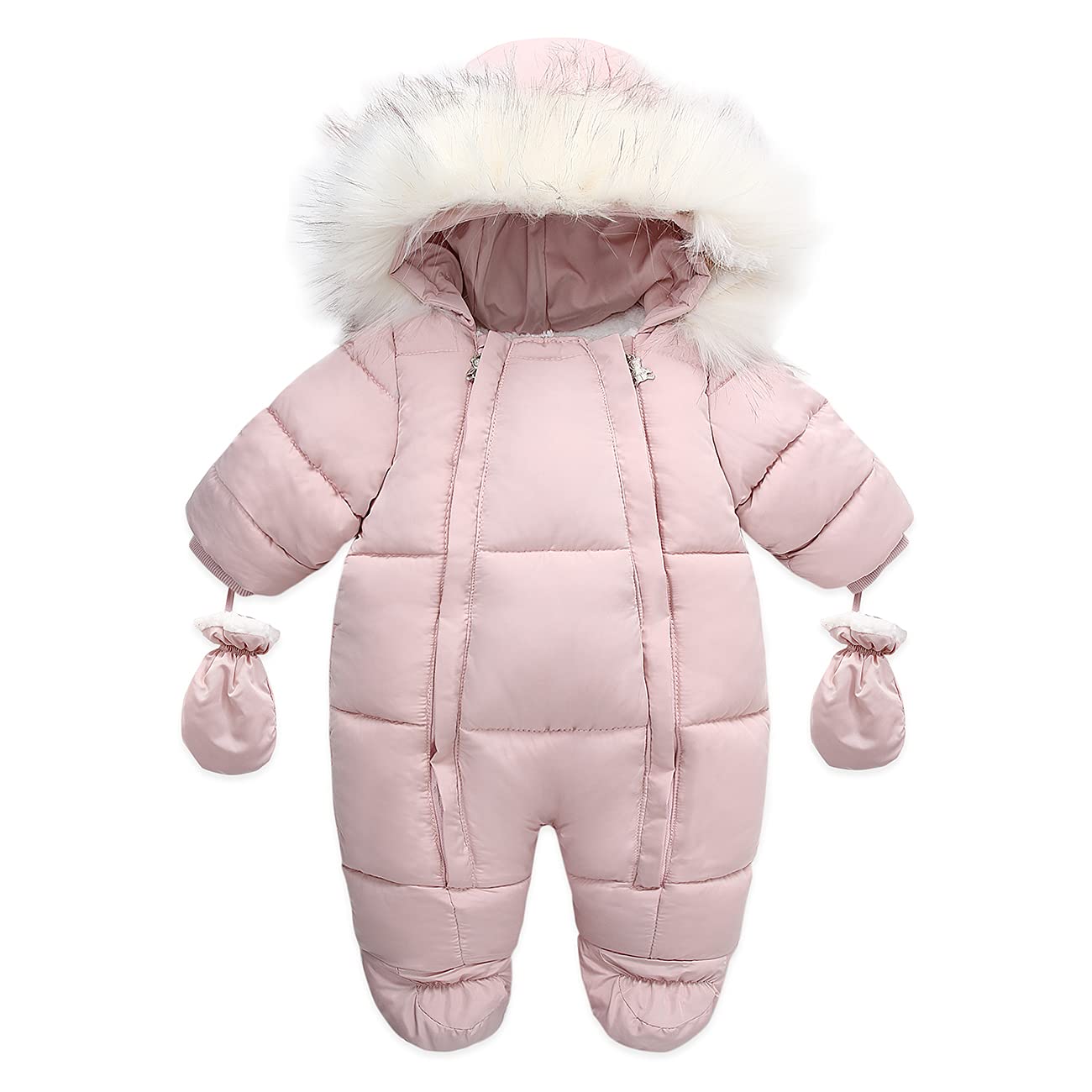 Baby Winter Snowsuit - Warm Toddler Jacket & Hooded Jumpsuit for Boys & Girls | Outdoor Play, Snow Day & Cold Weather Protection
