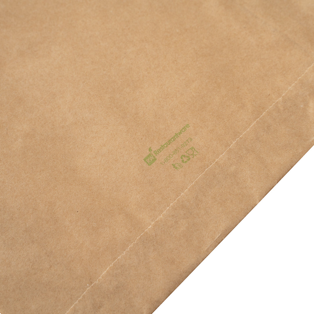 Eco-Friendly Silicone Coated Kraft Paper Sandwich & Snack Bags - 7