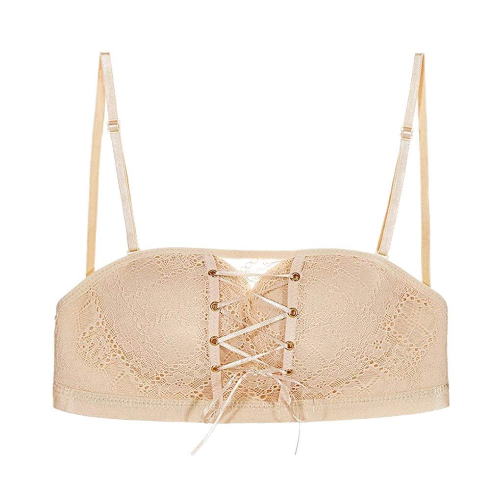 Women's Strapless Stealth Bra - Wireless Bandage Brassiere with Seamless Design for Comfort & Support | Perfect for Backless Dresses, Formal Wear & Everyday Use
