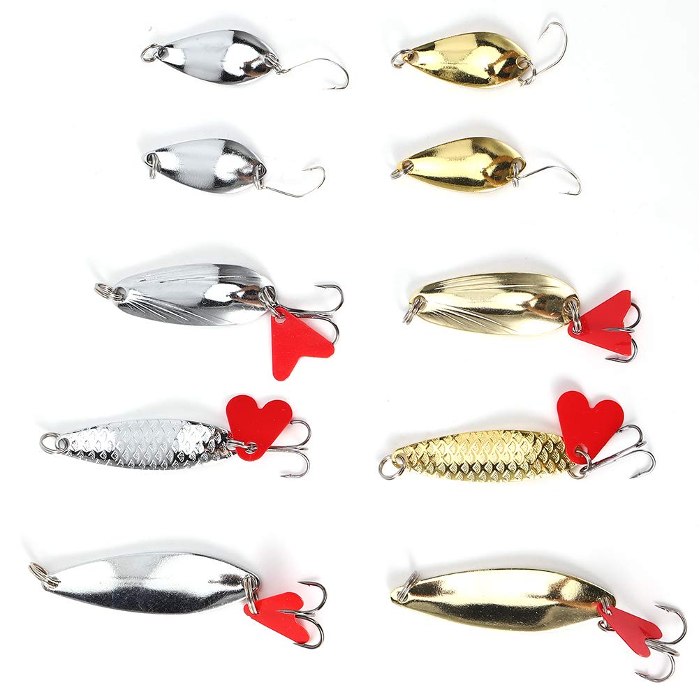 Sequin Hard Fishing Lure - Durable Bass Fishing Bait with Flash Attraction | Perfect for Freshwater & Saltwater Fishing | Great Gift for Anglers