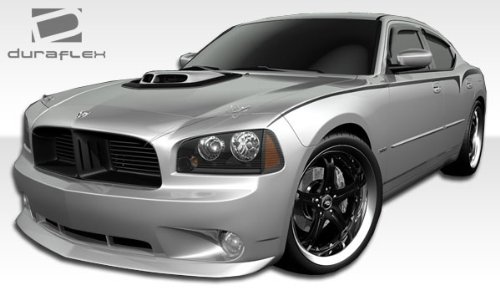 Duraflex Daytona Style Front Lip Spoiler for 2006-2010 Dodge Charger - 1PC ABS Plastic Body Kit - Enhance Aerodynamics & Sporty Look for Street Racing & Car Shows