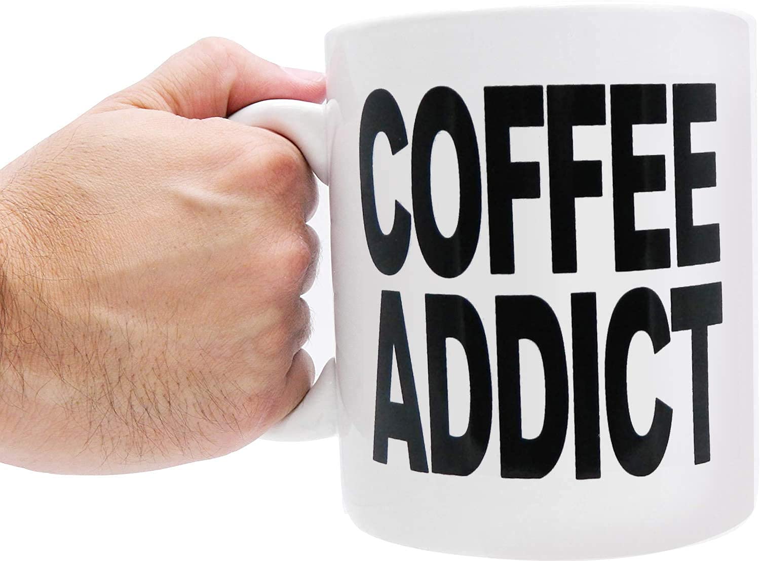 Extra Large 28oz Coffee Mug - Oversized Ceramic Cup for Coffee Lovers, Big Drinkers & Office Décor - Perfect Gift for Men, Secret Santa & Coffee Addicts (Great for Home, Office & Gag Gifts)