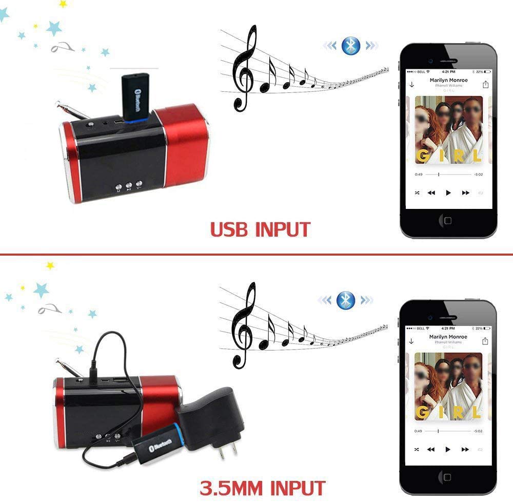 Wireless Bluetooth 5.0 USB Receiver Adapter - AUX Audio Car Kit for Home & Car Stereo Systems | Portable Speaker Connector with 3.5mm Cable (Yet-M1) | Perfect for Hands-Free Calling & Music Streaming in Vehicles or Home Audio Setup