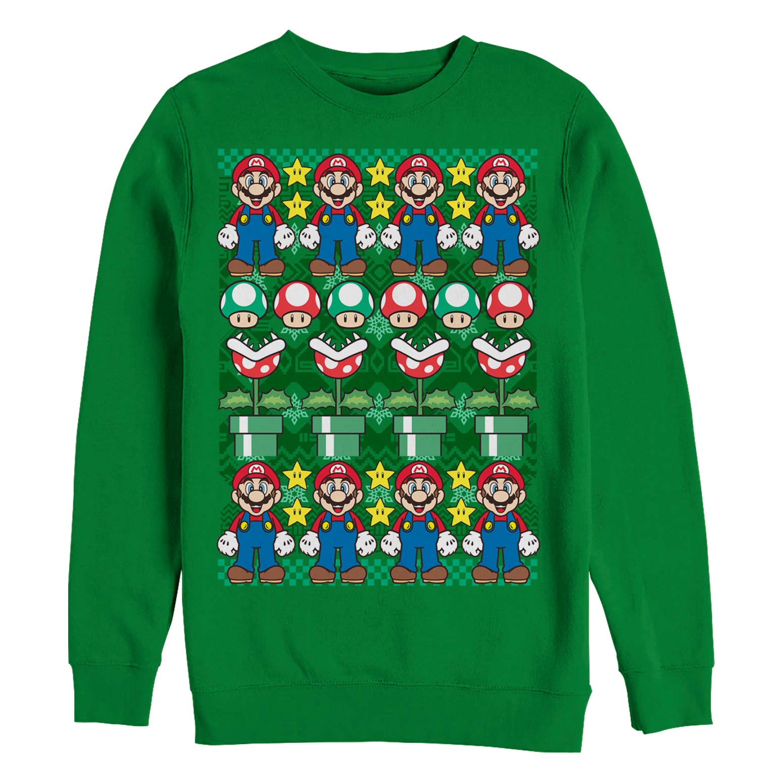 Men's Holiday Print Sweater - Festive & Cozy for Christmas