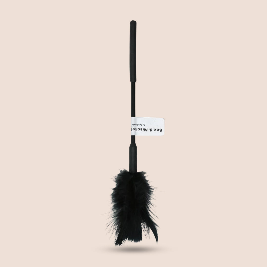 Sex & Mischief Feather Ticklers - 7 Ultra Soft Sensual Tickler Wands for Couples Play, BDSM, and Romantic Foreplay | Adult Intimacy Accessories