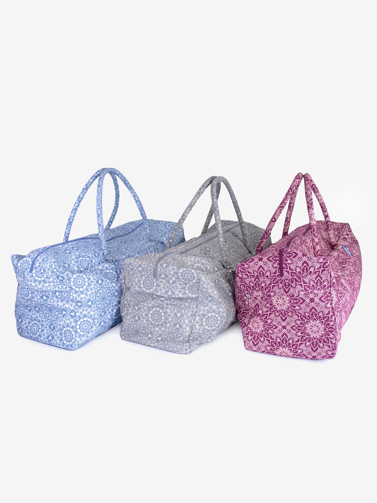 Mandala Print Yoga Kit Bag - Premium Yoga Mat, Strap & Blocks Set for Women & Men - Perfect for Yoga, Pilates, Gym & Travel
