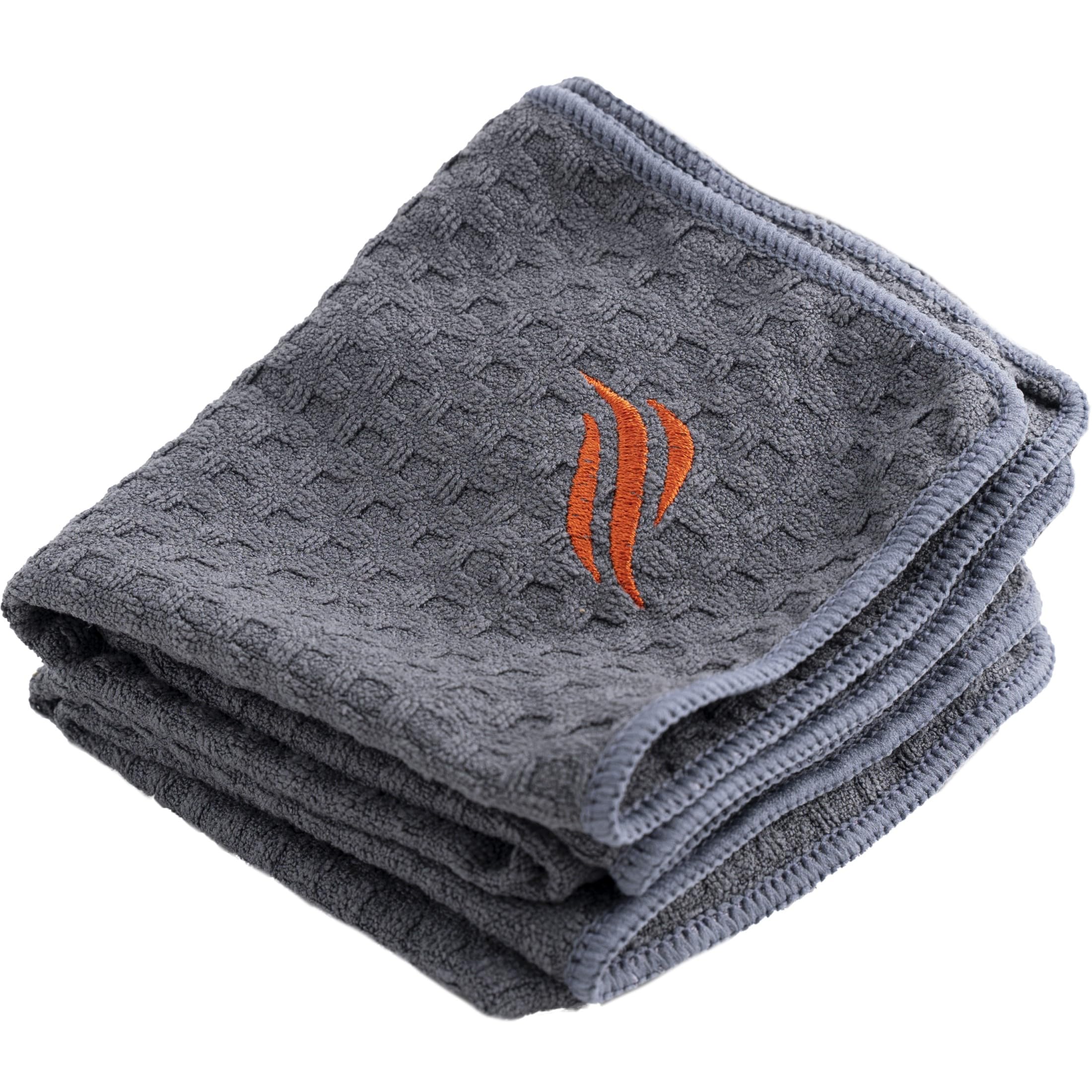 Blackstone 5300 Magnetic Towel Holder Set - Rust-Resistant Orange Bathroom Organizer for Kitchen, Gym & Outdoor Use
