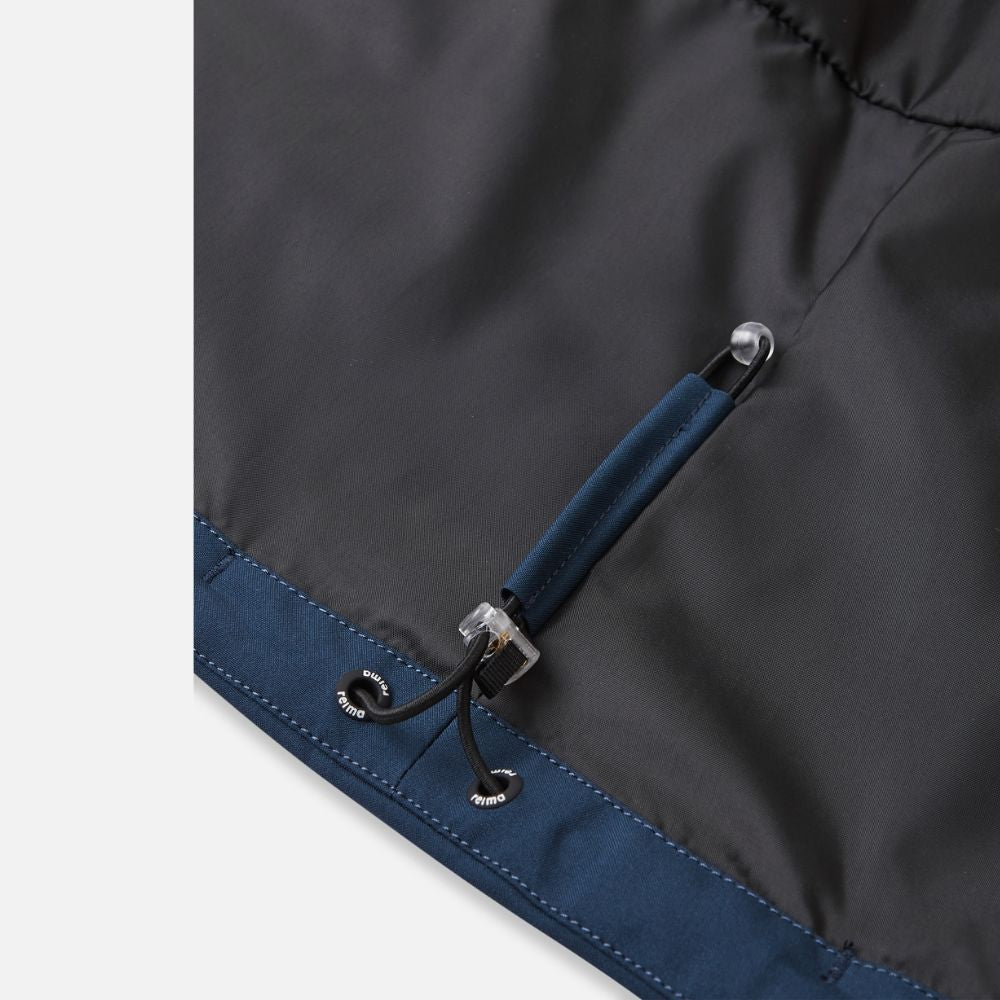 Reima Luppo Boys Waterproof Ski Jacket for Winter Sports - Navy Blue Snow Jacket for Kids Outdoor Activities