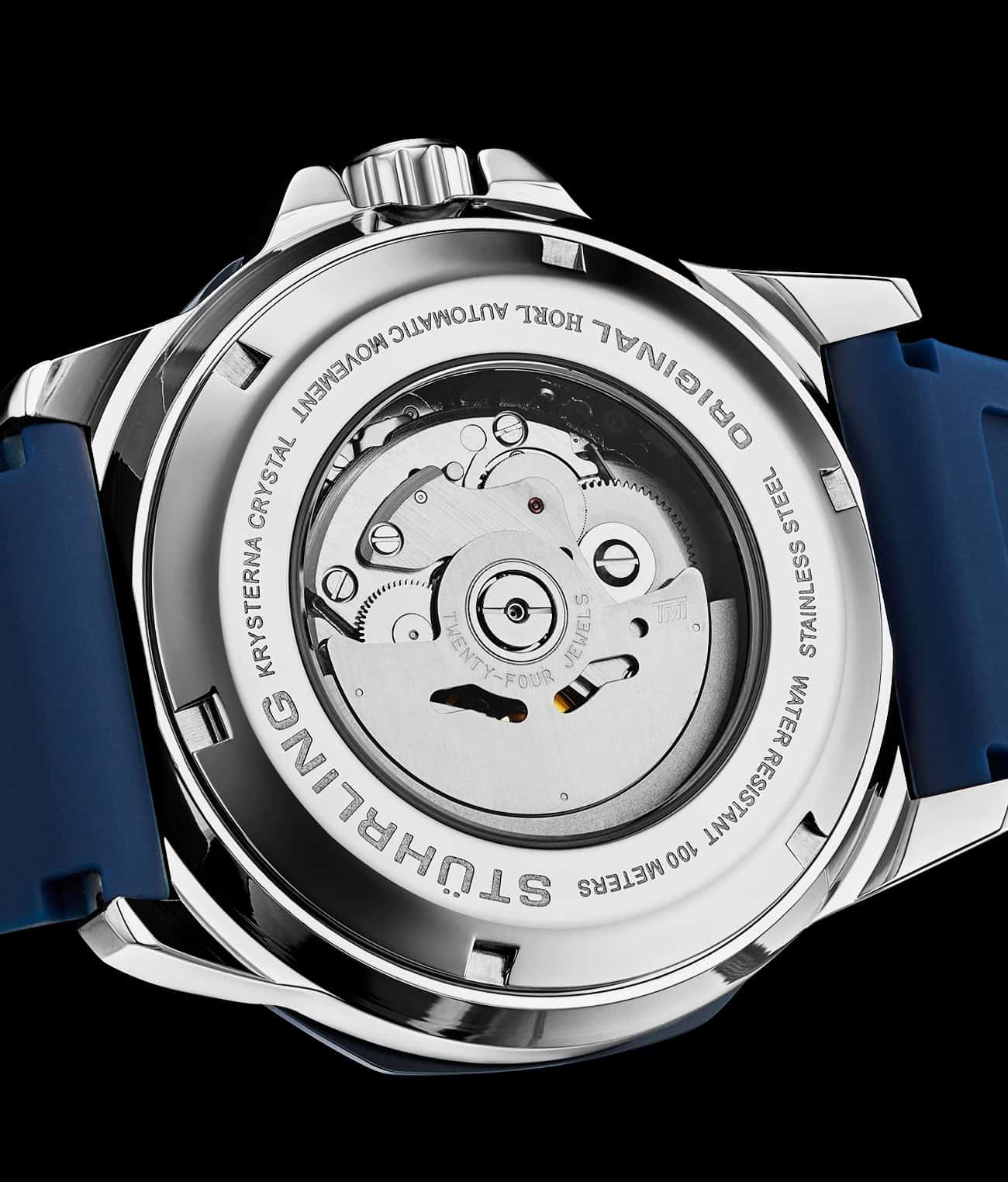 Edwardian Automatic 44mm Skeleton Watch for Men - Luxury Stainless Steel Mechanical Timepiece - Perfect for Business, Formal Events & Gift Giving