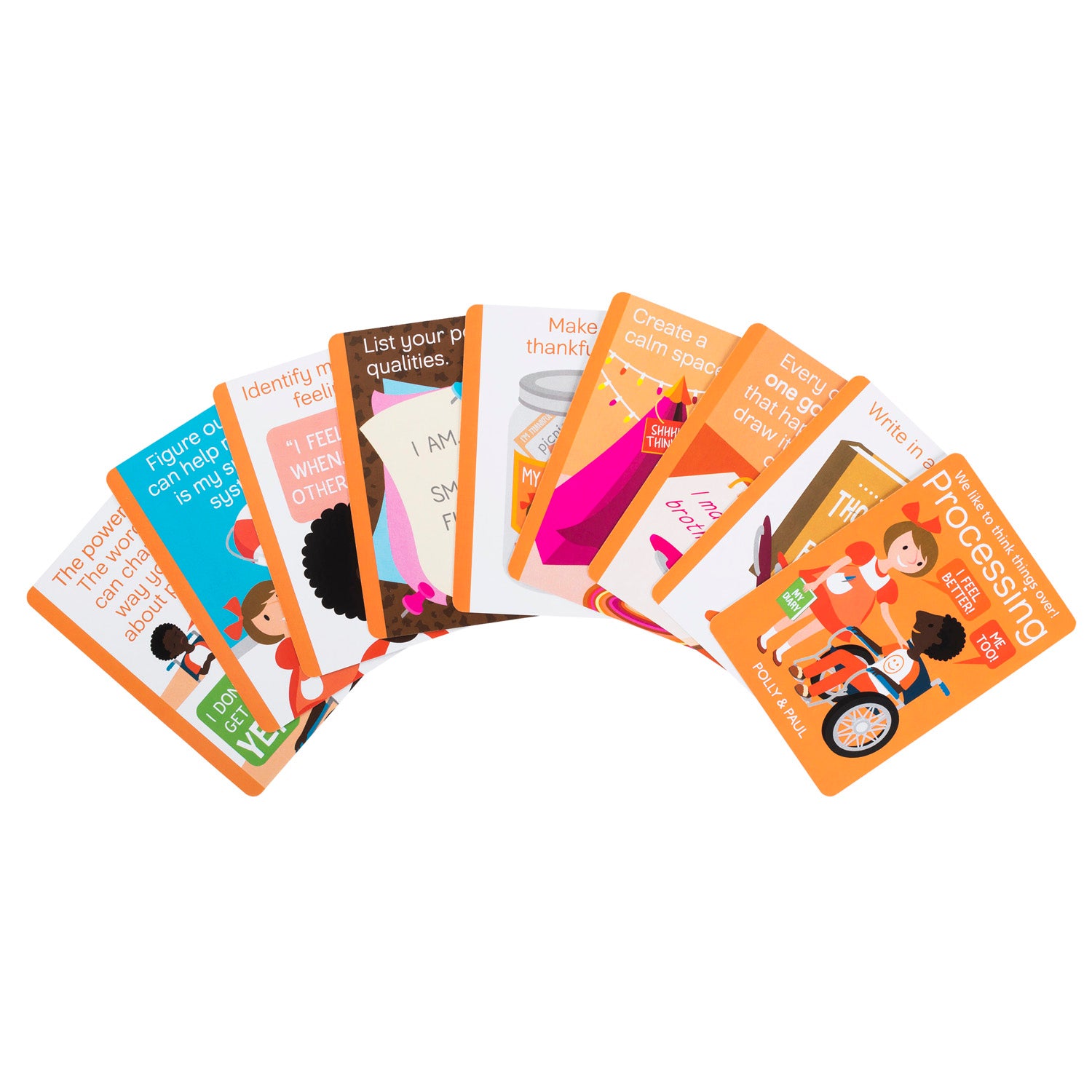 Coping Skills for Kids - Coping Cue Cards Discovery Deck | Emotional Regulation Tool for Children | Perfect for Therapy, Classroom & Home Use