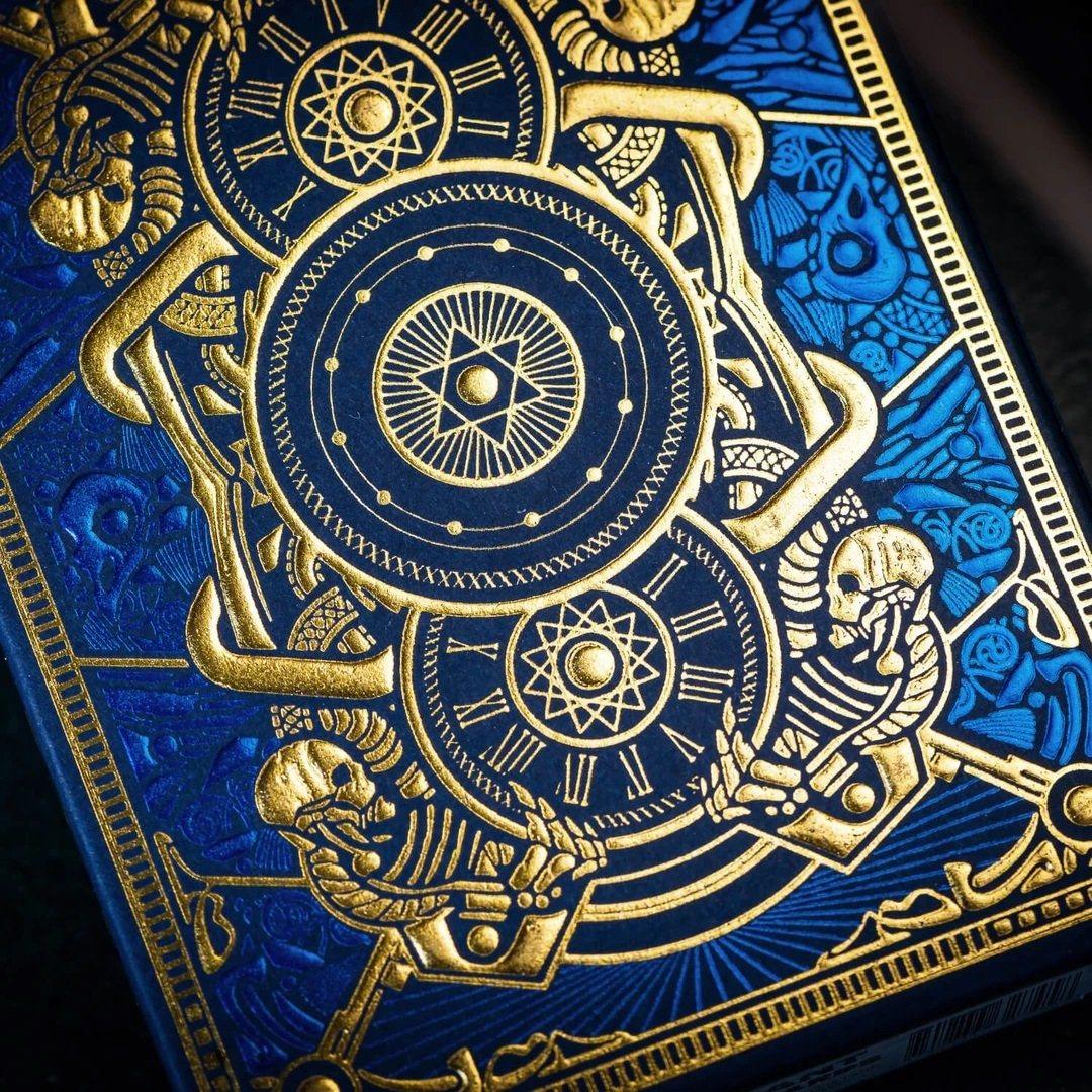 Infinitum Playing Cards - Premium Royal Blue Deck for Magic Tricks, Poker & Cardistry | Perfect for Card Games, Collectors & Professional Performers