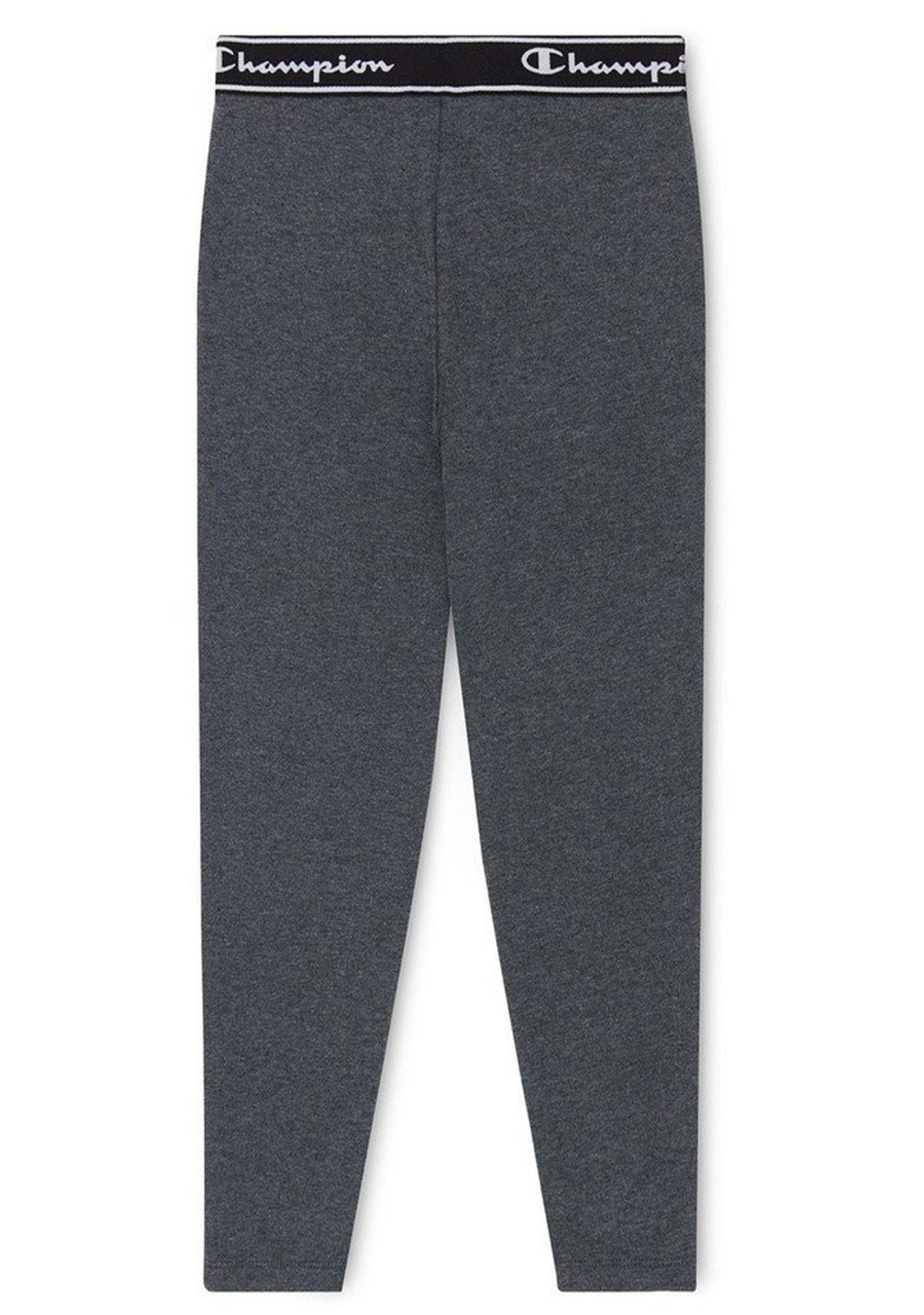 Champion Girls Script Logo Tight - Soft & Stretchy Yoga Pants for Kids, Perfect for School, Gym & Playtime