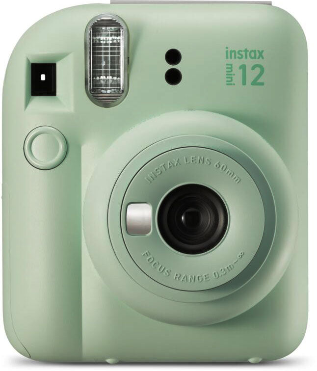 FUJIFILM INSTAX MINI 12 Instant Camera with Film - Mint Green | Portable Polaroid Camera for Travel, Parties & Memory Keeping