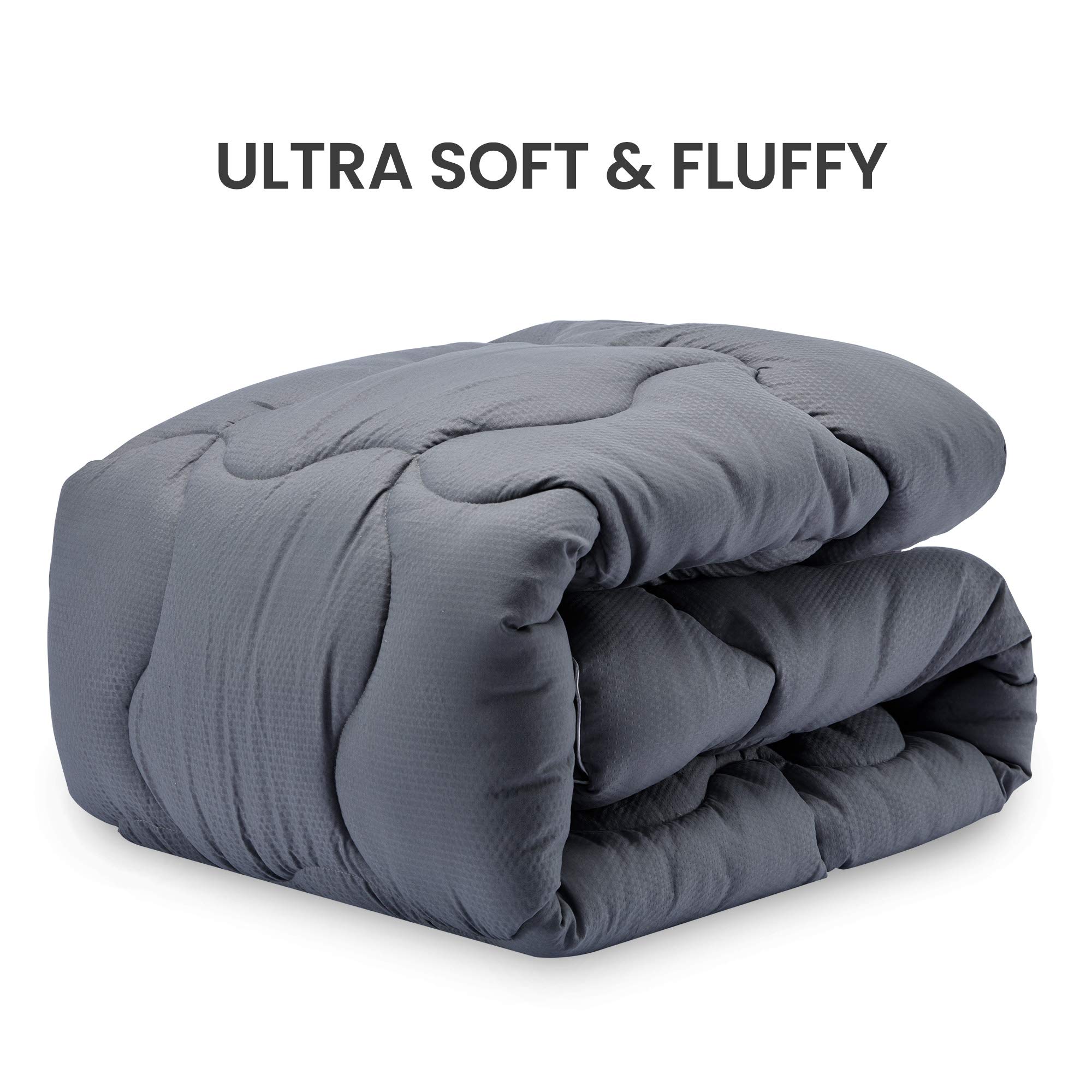 Cooling Twin Mattress Topper - Fluffy Down Alternative Bed Pad Cover for 8-21 Inch Deep Pocket - Breathable & Comfortable for Hot Sleepers - Perfect for Guest Beds, Dorms & Apartment Sleeping