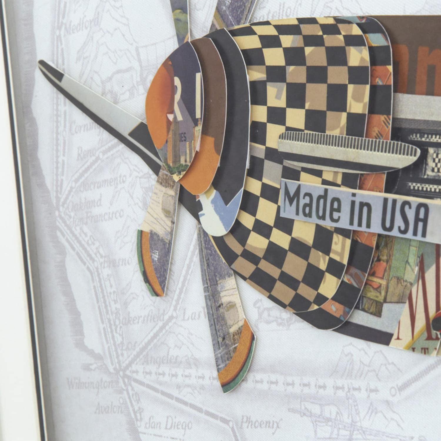 Yosemite Home P-51 Mustang Model - Premium Metal Airplane Display for Aviation Enthusiasts | Perfect for Office Decor, Man Cave, and Military Memorabilia Collections
