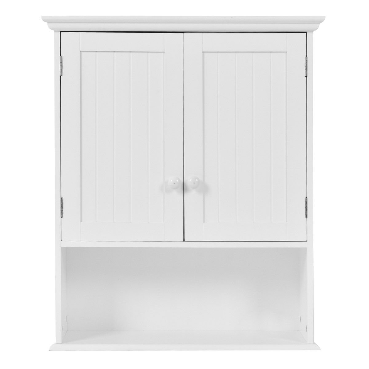 Wall Mount Bathroom Cabinet - Bathroom Storage Organizer with Mirror, Medicine Cabinet for Bathroom, Kitchen & Laundry Room Organization (Perfect for Small Spaces & Apartment Living)