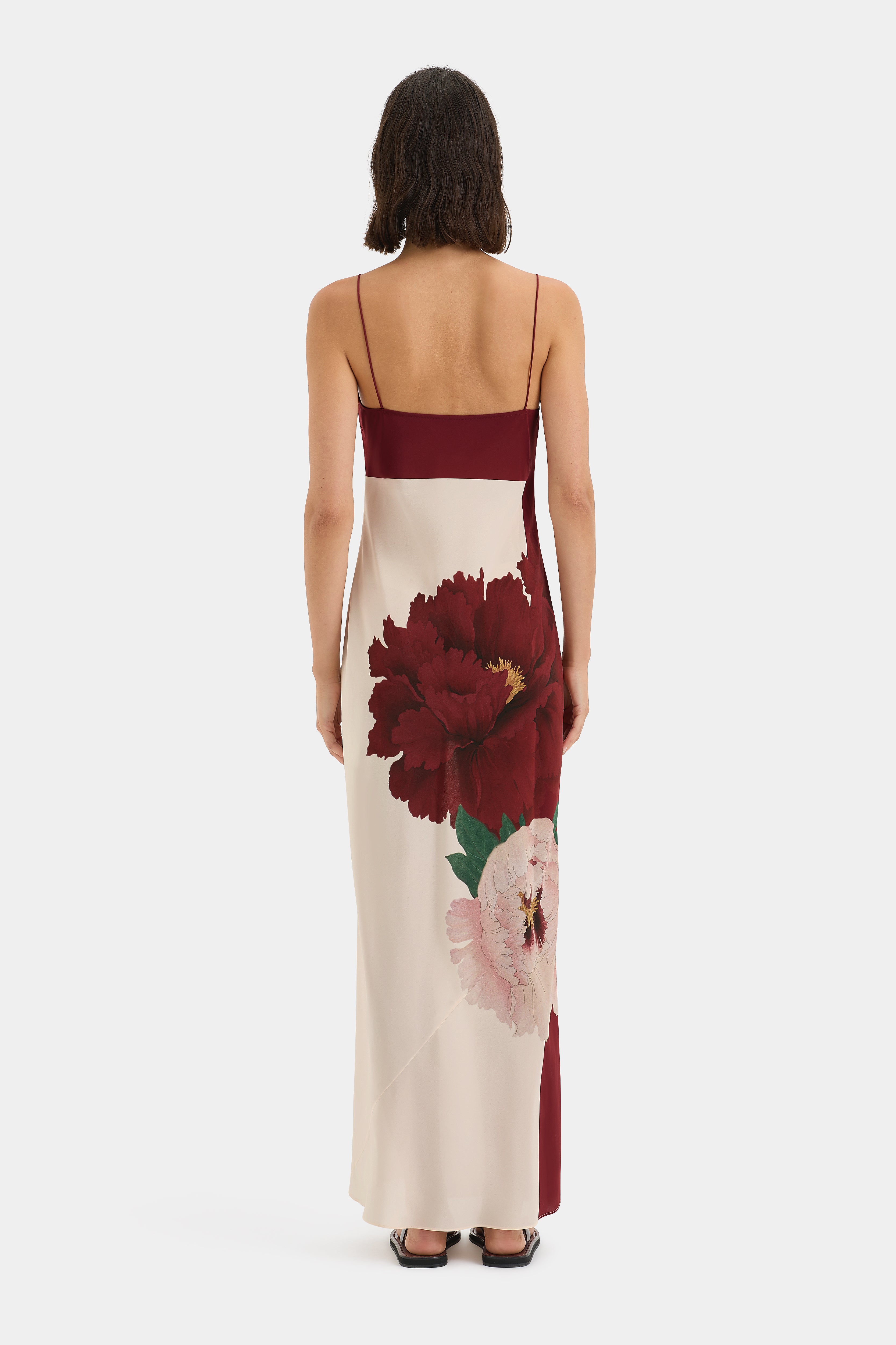 Florian Slip Dress - Elegant Satin Nightgown for Women, Comfortable Sleepwear & Loungewear - Perfect for Bedtime, Relaxing at Home, and Special Occasions