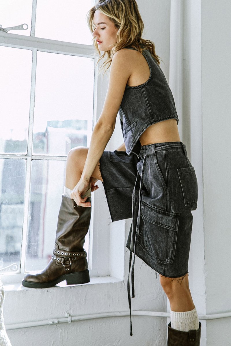 Best Women's High Waist Denim Shorts for Summer - A Better Day Comfort Fit Jeans Shorts | Perfect for Casual Outings, Beach Trips & Outdoor Adventures