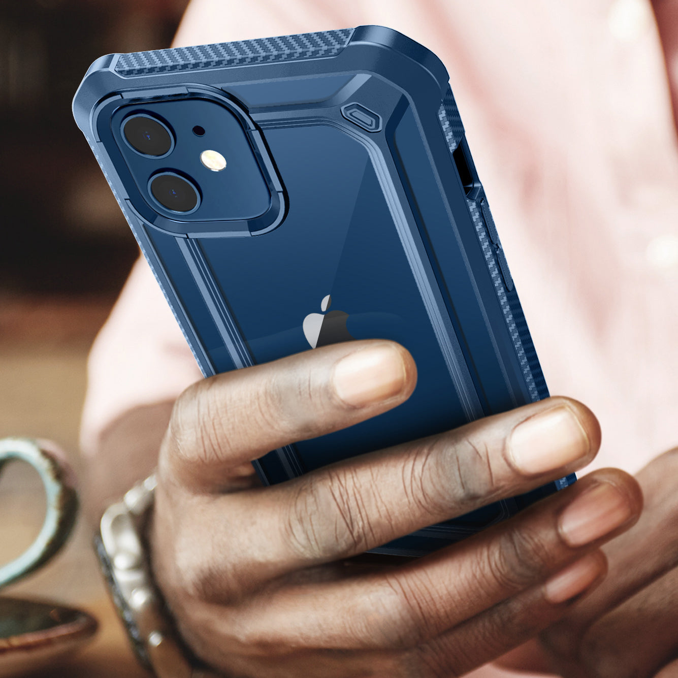 iPhone 12 6.1 Inch Clear Protective Case with Built-in Screen Protector | Unicorn Beetle Exo Series | Shockproof & Scratch Resistant Cover | Perfect for Outdoor Activities & Daily Use