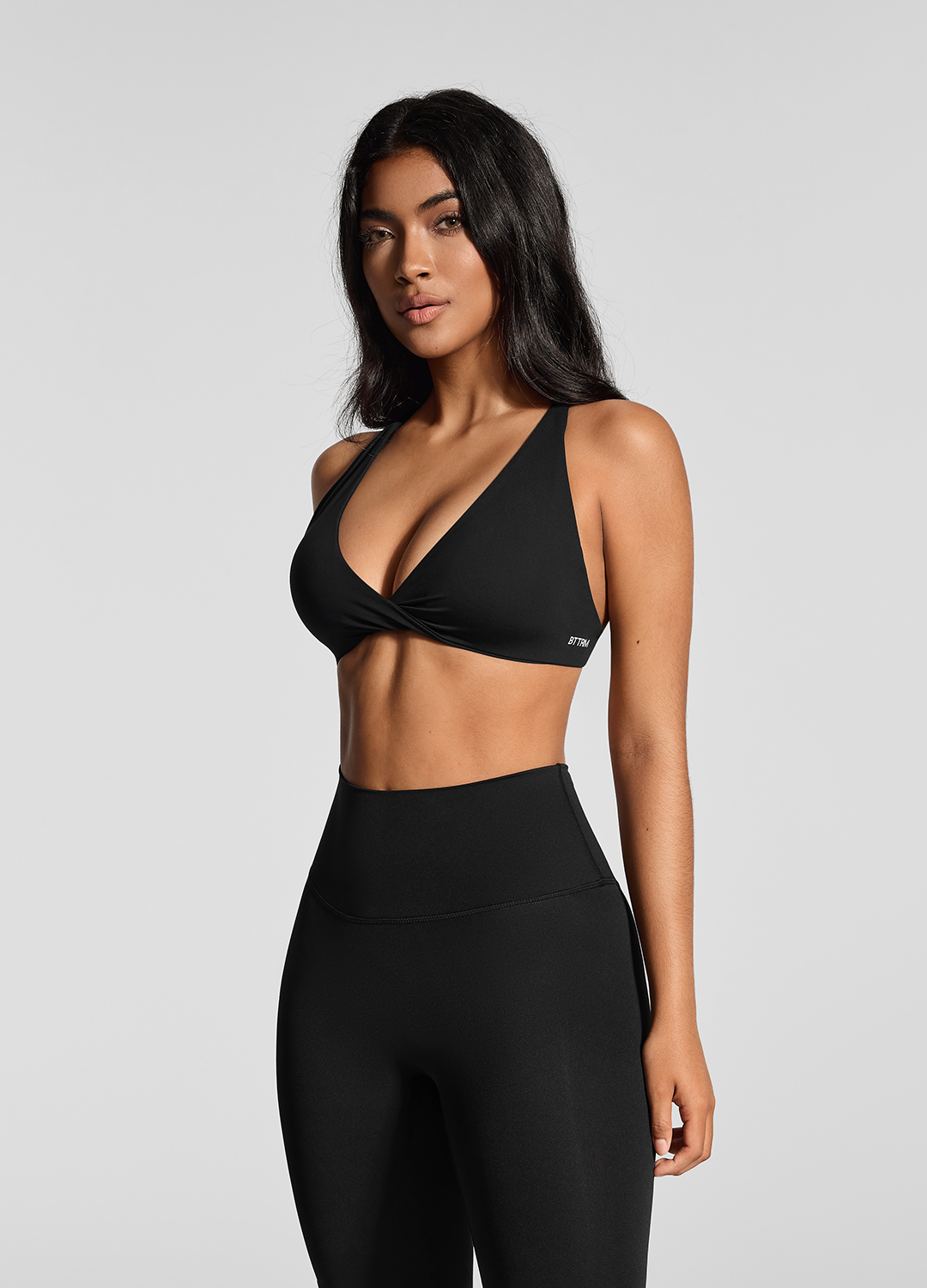 Criss Cross V Neck Bra - Comfortable Wireless Support for Women - Perfect for Yoga, Workouts & Everyday Wear
