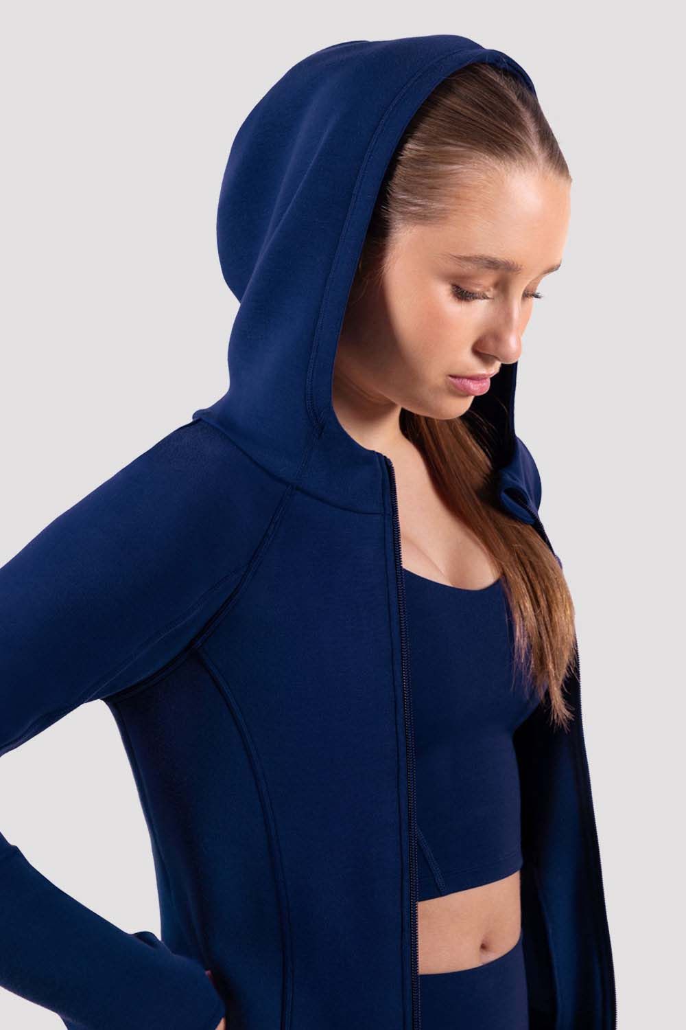 Apex Adaption Zip Hoodie for Men & Women - Lightweight Fleece Jacket with Pockets - Perfect for Outdoor Activities, Gym & Casual Wear