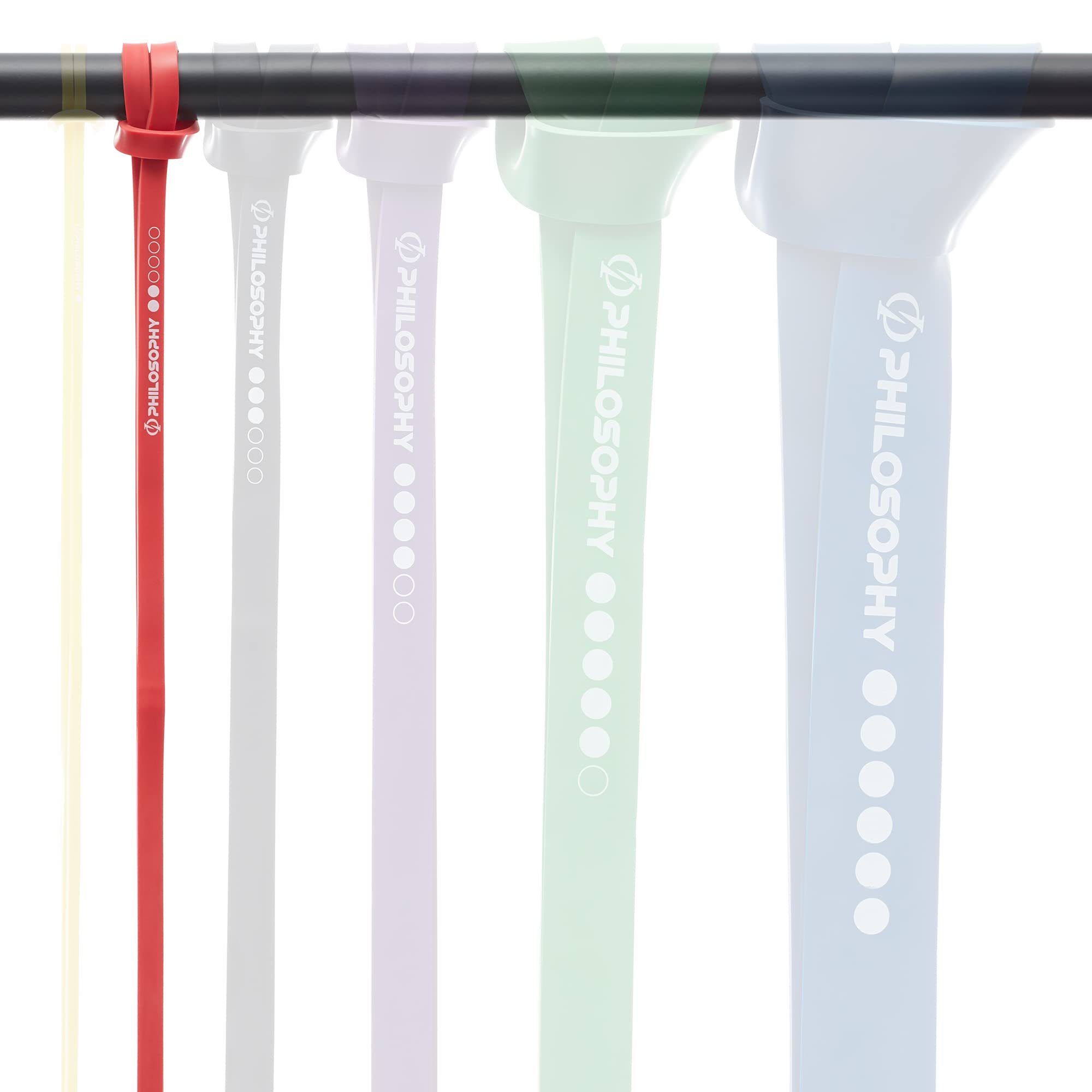 Philosophy Gym Pull Up Assist Band - Workout Resistance Bands for Home & Gym Training