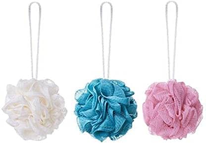 Premium Loofah Sponge - Soft Mesh Exfoliating Scrubber with Multi-Layer Fibrous Matrix for Men & Women | Gentle Body Scrub for Shower & Bath | Improves Skin Texture & Circulation