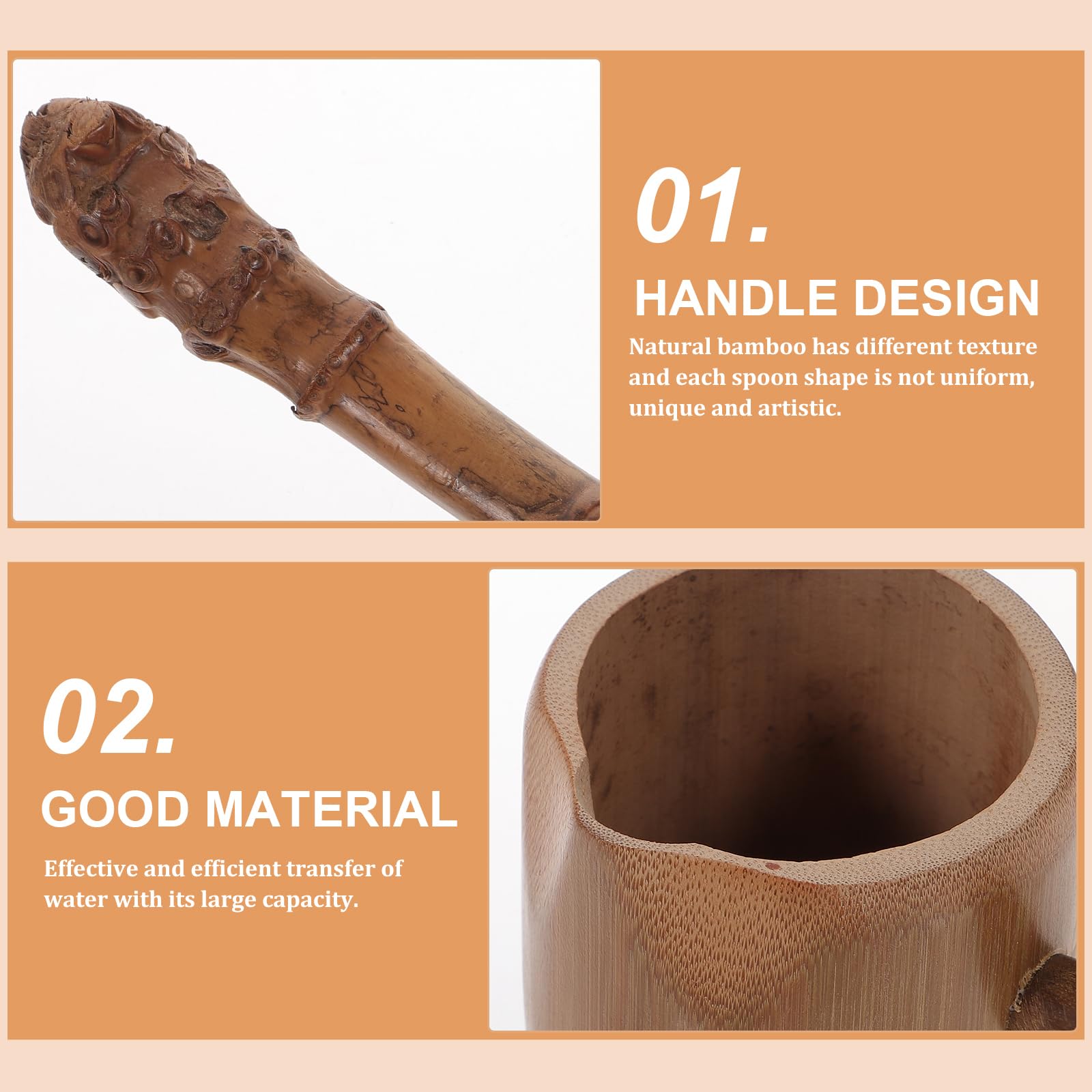 Premium Japanese Tea Ceremony Wooden Spoon Set - Handcrafted Bamboo Root & Wooden Ladle for Matcha, Home & Tea House - Perfect for Traditional Tea Brewing & Kitchen Use