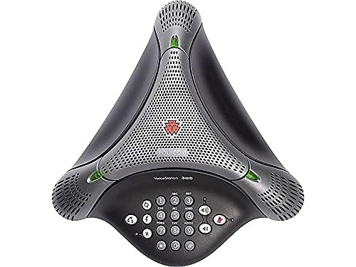 Polycom Voicestation 300 Analog Conference Phone - High-Quality Business Speakerphone for Clear Calls | Perfect for Office Meetings, Conference Rooms & Remote Work