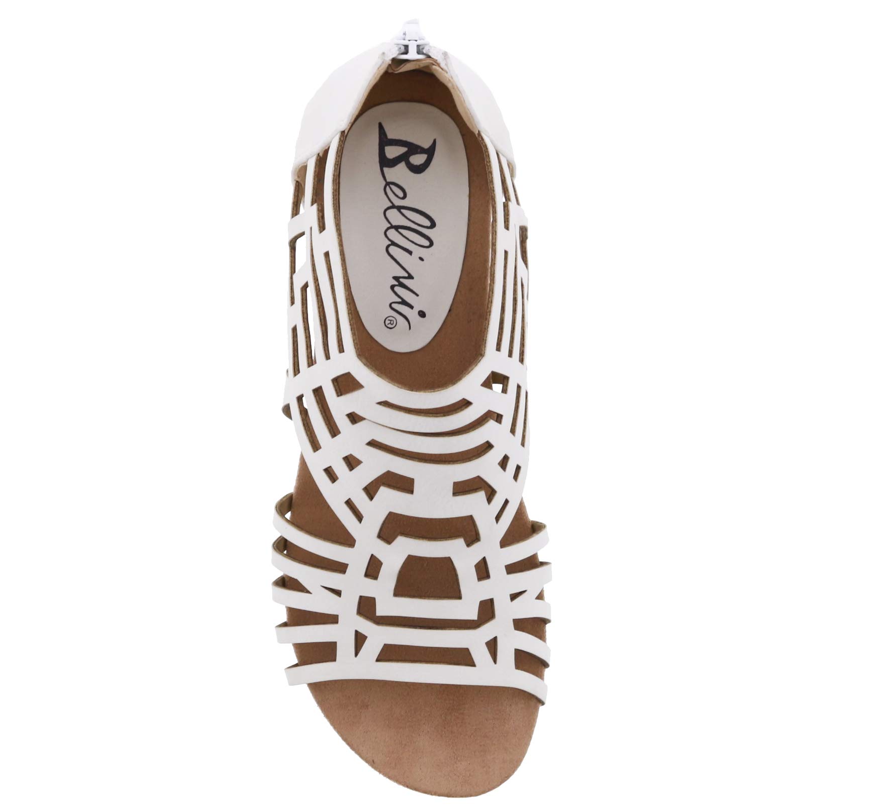 Bellini Women's Nazareth Faux Leather Sandals - Comfortable Slip-On Summer Shoes for Walking, Travel & Casual Outfits
