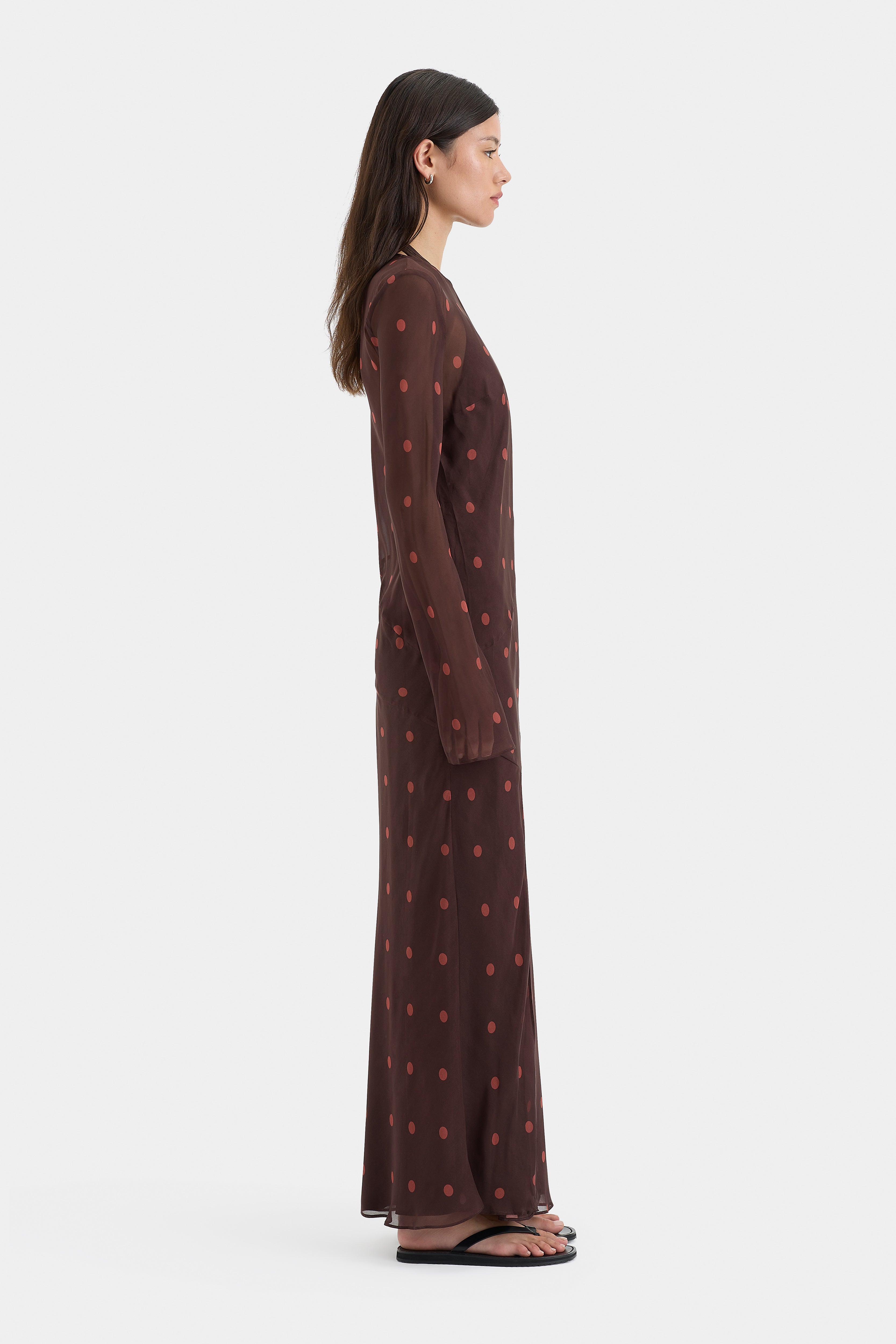 Elegant Toni Long Sleeve Dress for Women - Flowy Casual & Party Wear - Perfect for Office, Date Night and Special Occasions