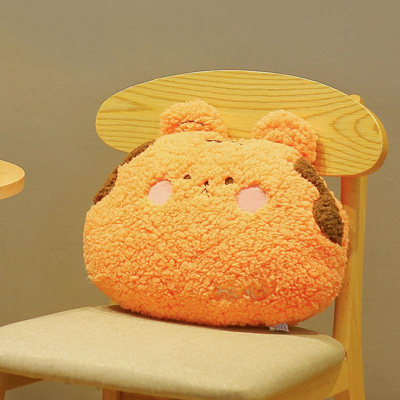 CushPals: Soft Plush Chair Cushion for Office & Gaming - Comfortable Seat Pillow for Desk, Home, and Car Use