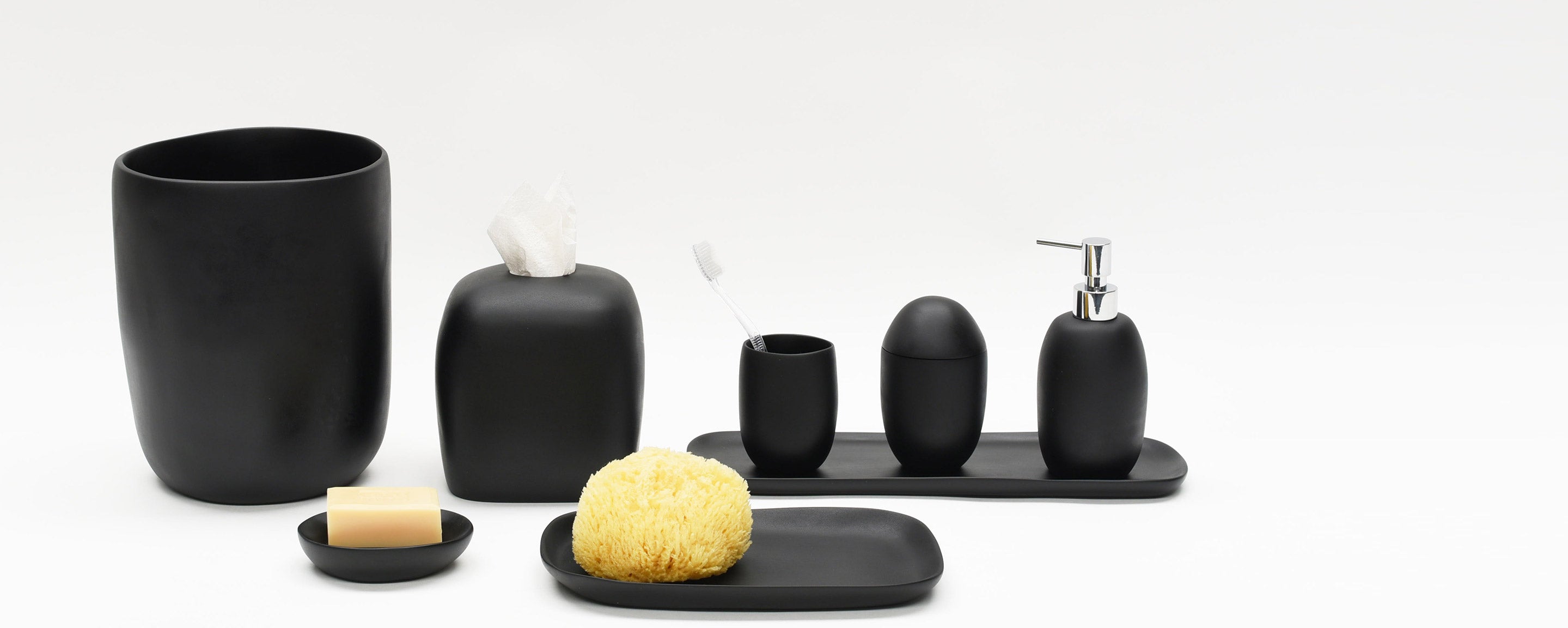 Premium Black Resin Soap Dispenser - Elegant & Durable for Bathroom, Kitchen, or Office - Hands-Free Liquid Soap Pump for Modern Home Decor