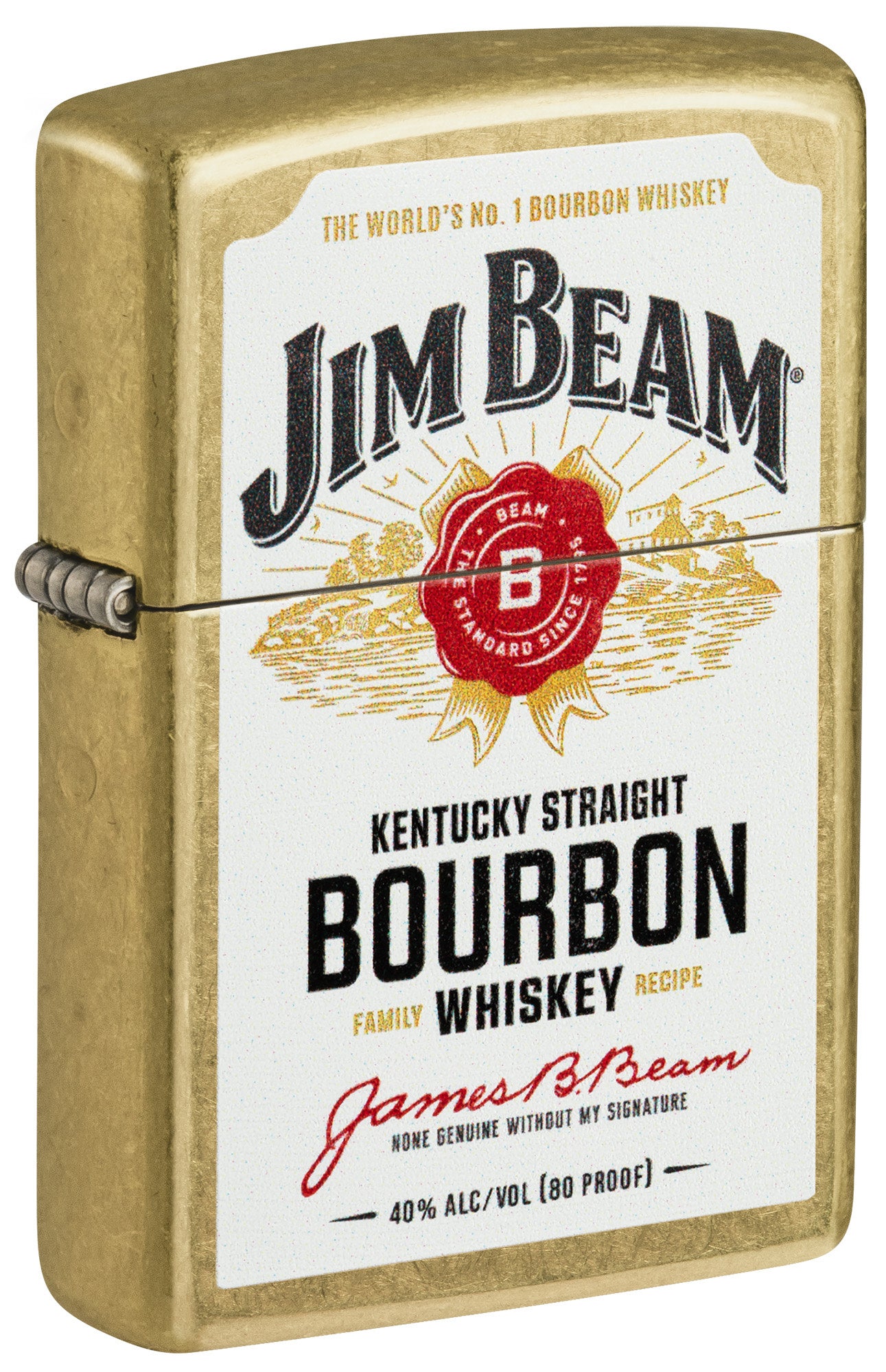 Jim Beam® Bourbon Whiskey - Premium Label Design for Collectors & Gifts | Perfect for Home Bars, Parties & Whiskey Enthusiasts