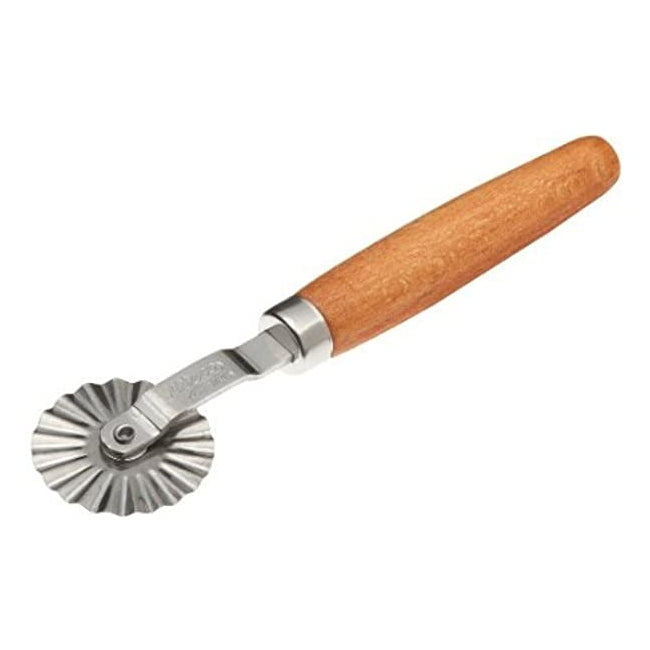 Fluted Pastry Ravioli Pasta Wheel Cutter - Stainless Steel Dough Cutter for Homemade Pasta, Dumplings & Pie Crust | Perfect for Italian Cooking, Baking & Kitchen DIY Projects