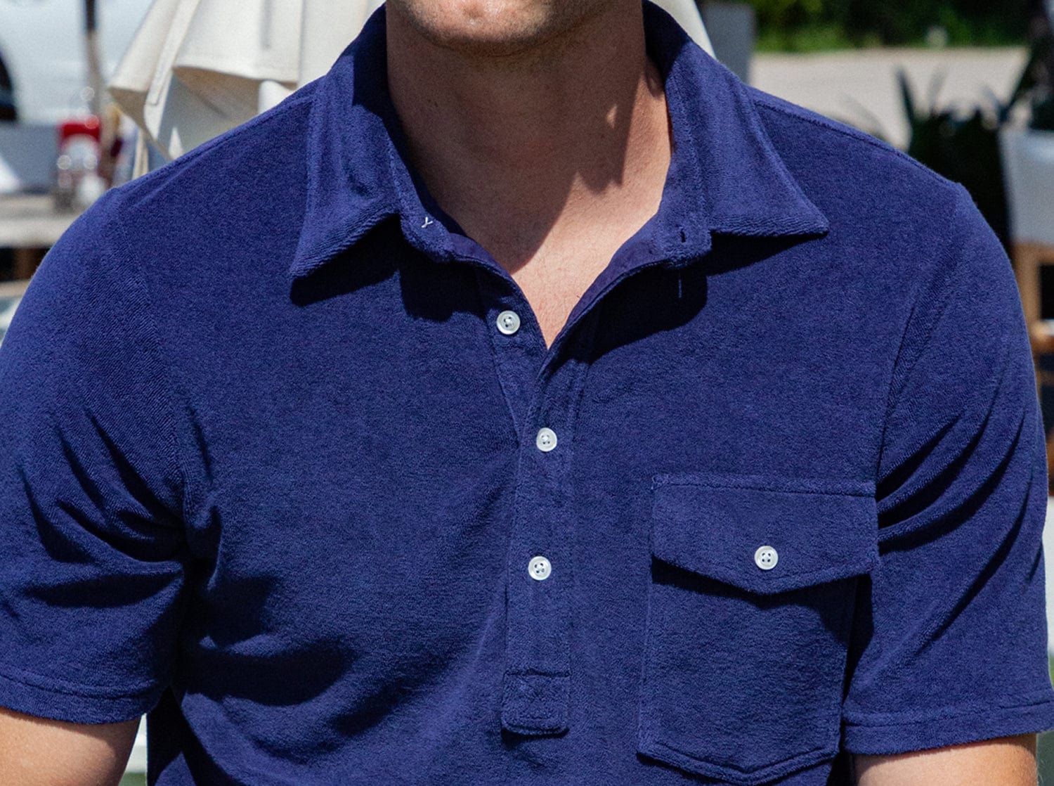 Terrycloth Players Shirt - Midnight Toker Style | Comfortable Cotton Blend Men's Casual Shirt | Perfect for Beach, Lounge & Summer Outfits