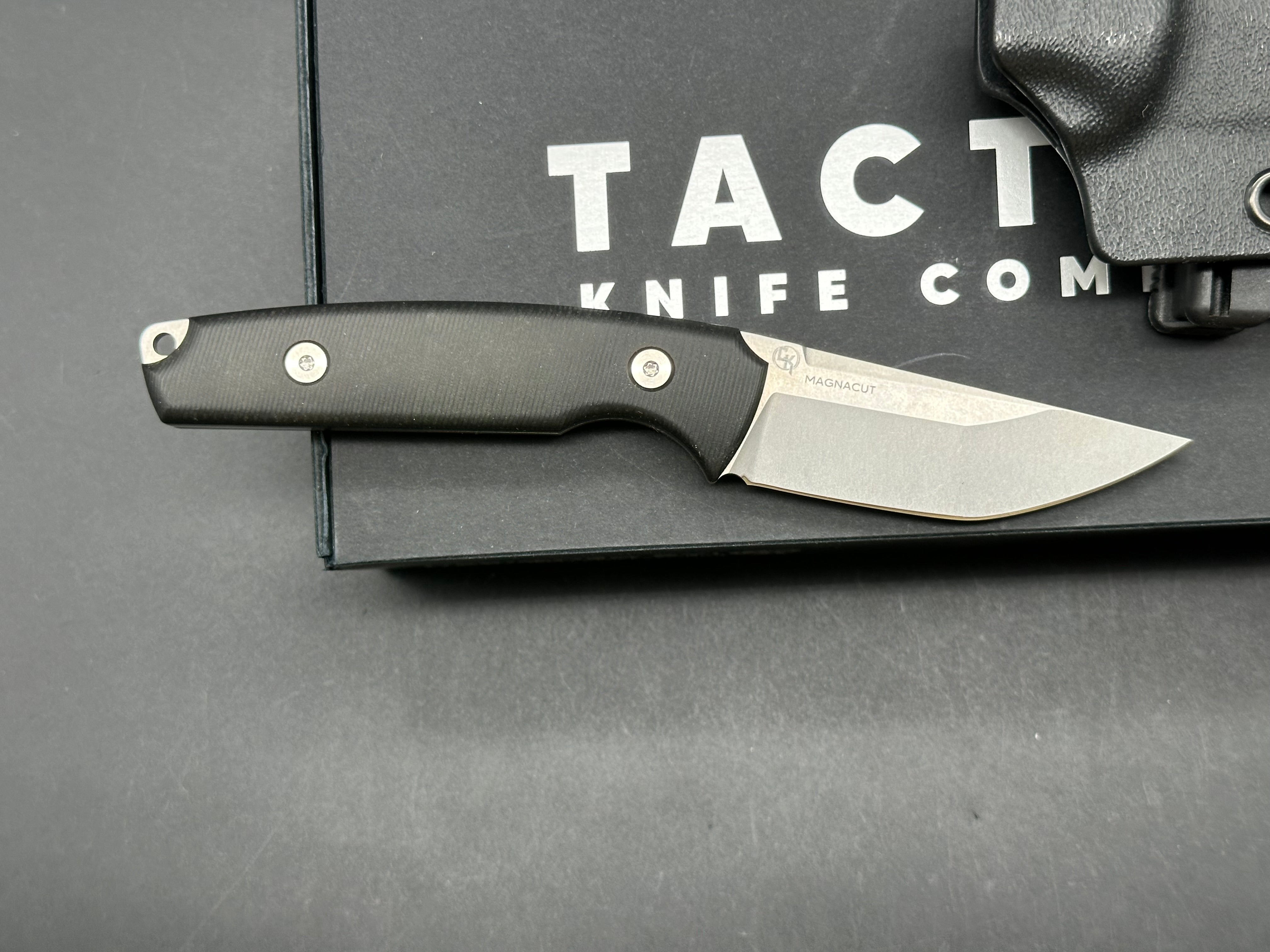 Premium Tactical Knife Dreadeye Magnacut with Boltaron Sheath - Outdoor Survival, Hunting, Camping & EDC Gear