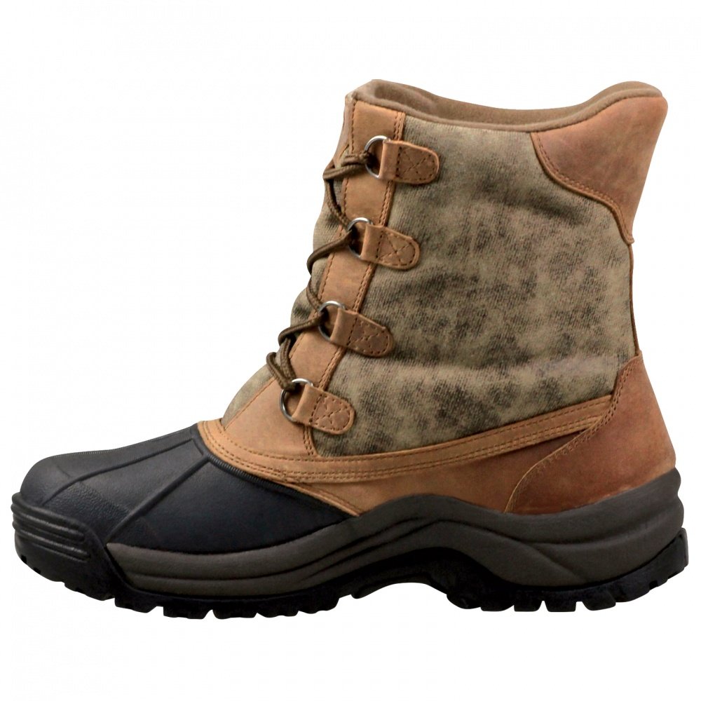 Propet Men's Blizzard Mid Lace-Up Canvas Winter Boots - Waterproof Hiking & Snow Boots for Outdoor Activities