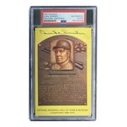 Duke Snider Autographed 4x6 Brooklyn Dodgers HOF Plaque Card - PSA/DNA Certified #85026269 - Perfect for Baseball Memorabilia Collectors & Dodgers Fans Display