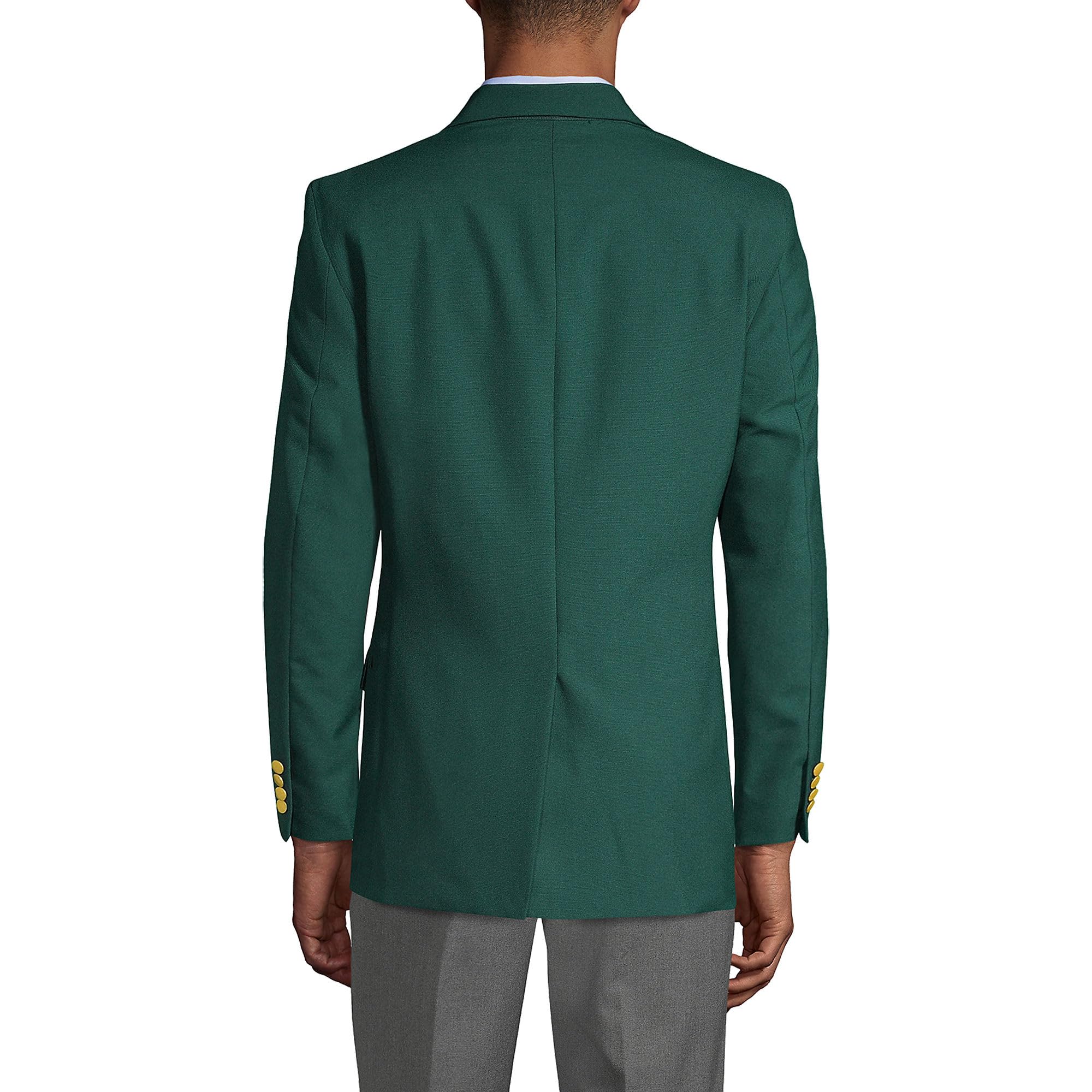 Lands' End Men's Hopsack Blazer - Classic School Uniform Jacket for Boys & Teens | Perfect for School, Graduation & Formal Events
