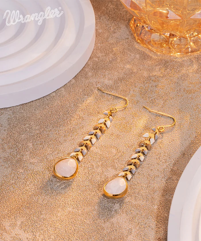 Wrangler Demeter’s Tear Necklace and Earrings Set - Sterling Silver Greek Goddess Jewelry for Women, Perfect for Weddings, Parties & Special Occasions