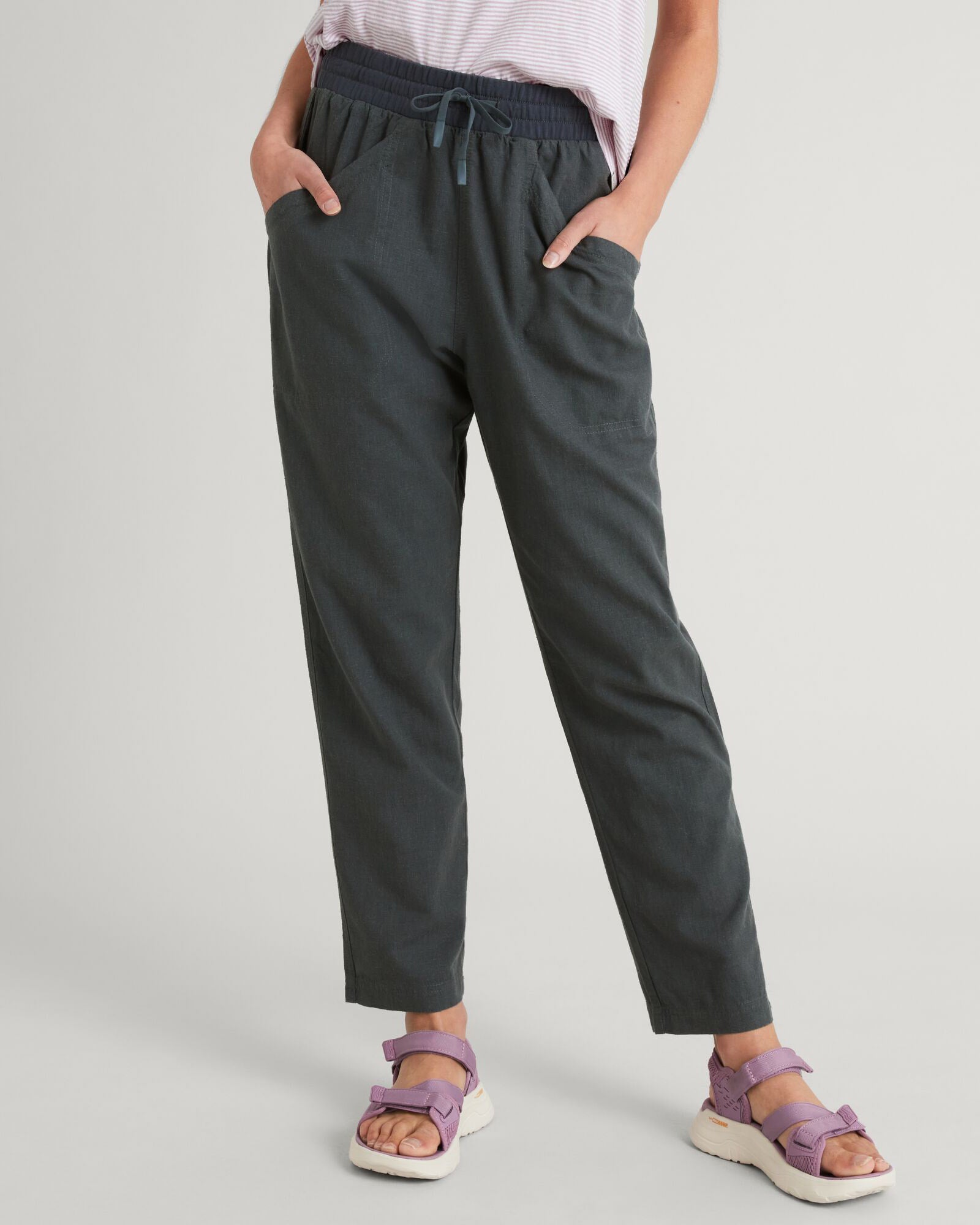 Cardeto Women's High Waisted Yoga Pants - Soft Stretchy Lounge Pants for Workout, Running, Sleep & Everyday Wear