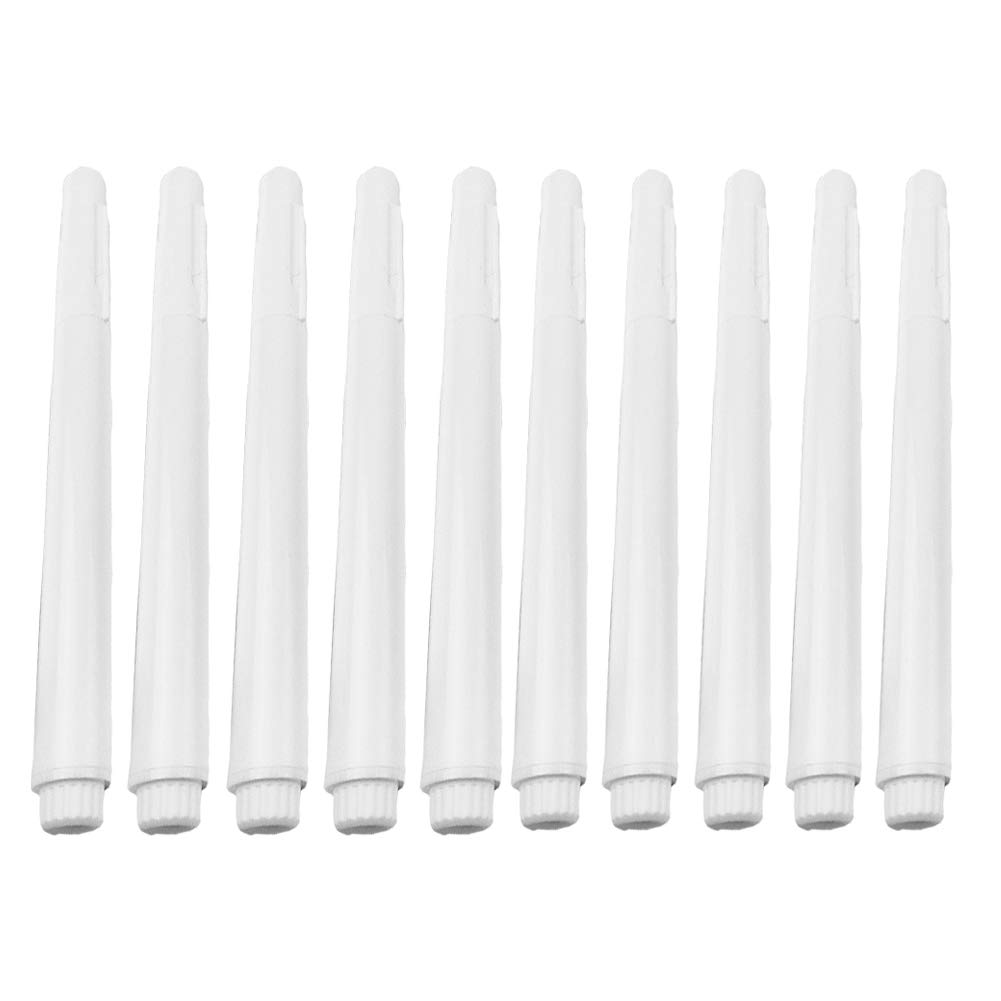 **Starsouce White Dustless Chalk - Non-Toxic Chalk Bullet Tip Dry Erase Marker Pens for Home, School & Office Chalkboard (Pack of 10) - Perfect for Teaching, Drawing & Writing on Blackboards**