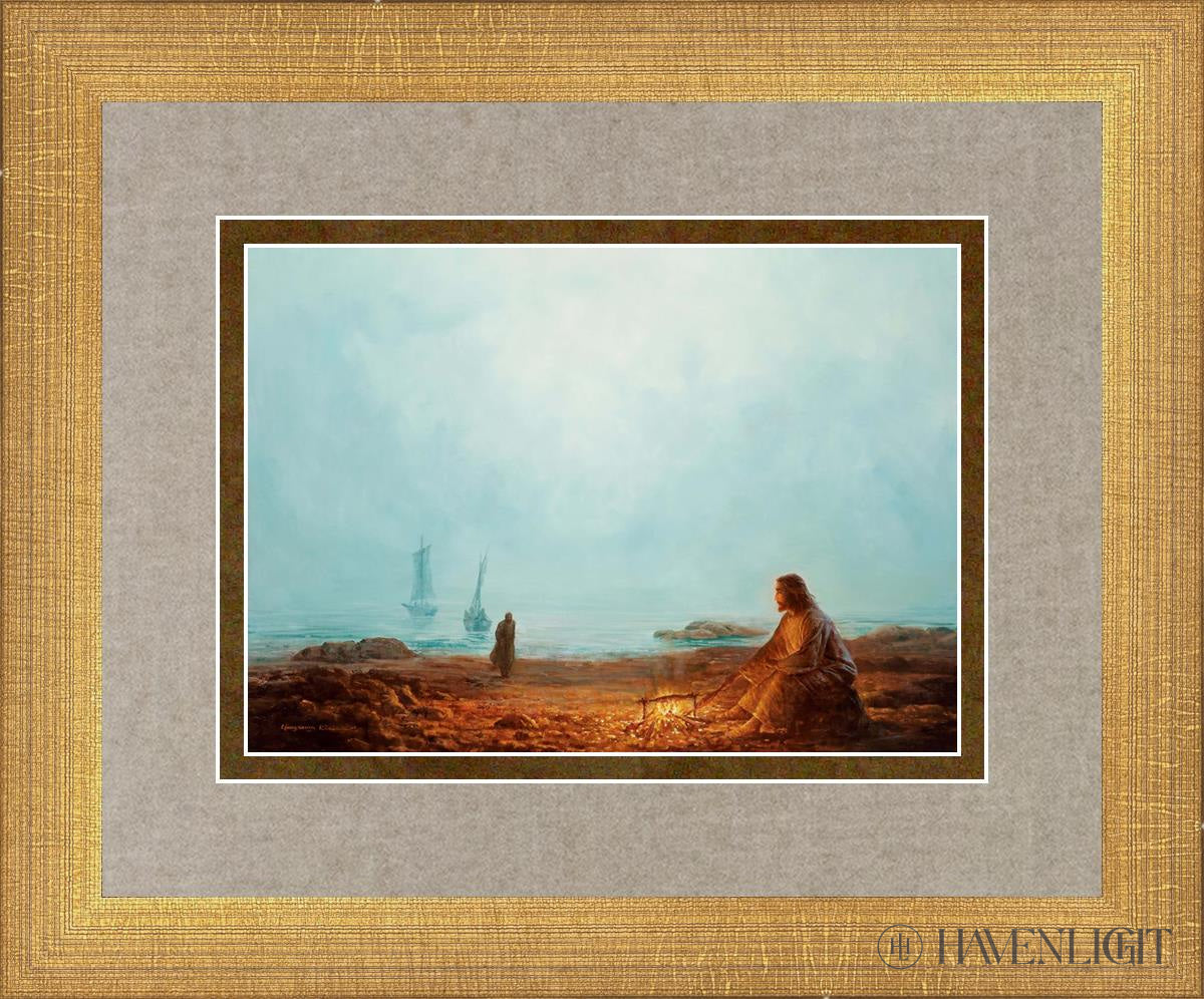By The Shore By Yongsung Kim - Coastal Wall Art Print for Beach House Decor, Ocean Themed Living Room & Bedroom